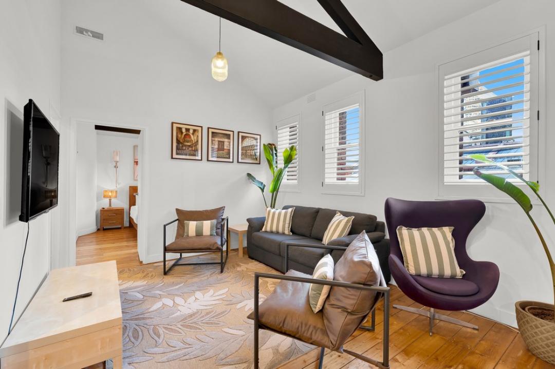 Image showcasing Gordon House Apartments Official Site - 2 Bedroom Mezzanine Apartment